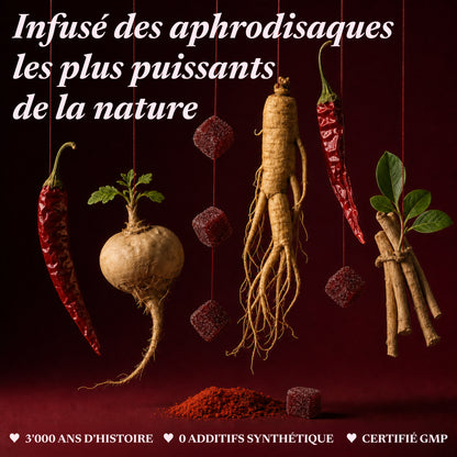 Aphrodisiaques naturels de la formule Kisso